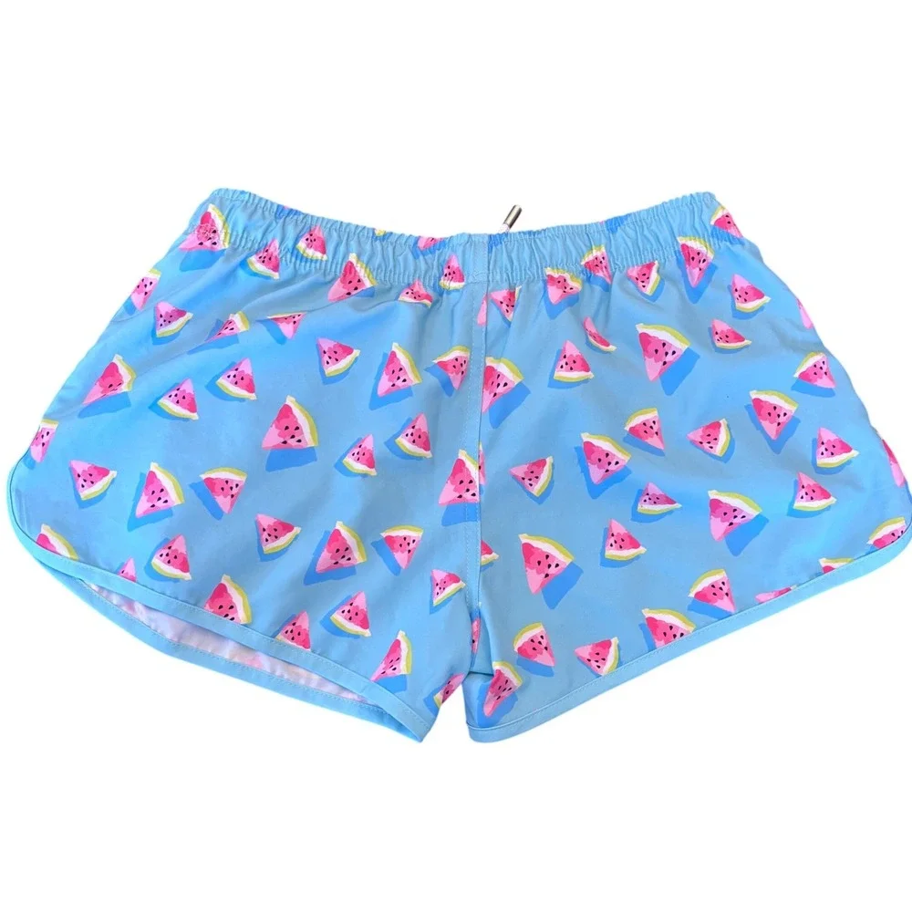 Franks Australia Melon Sky | Mens L | Short Fit | Watermelon Print Swim Trunks‎